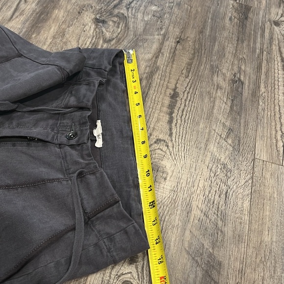 Splendid Women’s Darcie Gray Drawstring Waist Cropped Pants Size M - Picture 7 of 12